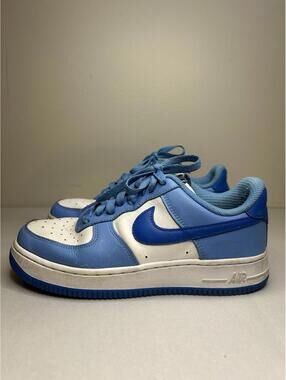 Nike Air Force 1 Low White University Blue Shoes Size 6.5Y